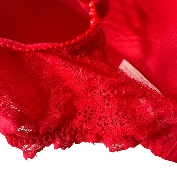 Victoria's Secret Dream Angels push-up bra with lace and rhinestones Size 34DDD - Picture 5 of 7